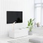 TV-Schrank Hochglanz-Weiß 80x34x30 cm Holzwerkstoff TV-Schrank Hochglanz-Weiß 80x34x30 cm Holzwerkstoff