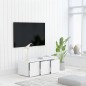 TV-Schrank Hochglanz-Weiß 80x34x30 cm Holzwerkstoff TV-Schrank Hochglanz-Weiß 80x34x30 cm Holzwerkstoff