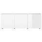 TV-Schrank Hochglanz-Weiß 80x34x30 cm Holzwerkstoff TV-Schrank Hochglanz-Weiß 80x34x30 cm Holzwerkstoff