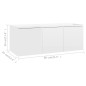 TV-Schrank Hochglanz-Weiß 80x34x30 cm Holzwerkstoff TV-Schrank Hochglanz-Weiß 80x34x30 cm Holzwerkstoff