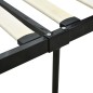 Himmelbett-Gestell Schwarz Metall 160 x 200 cm Himmelbett-Gestell Schwarz Metall 160 x 200 cm