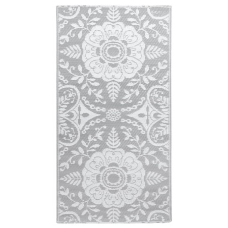 vidaXL Outdoor-Teppich Hellgrau 160x230 cm PP