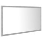 LED-Badspiegel Betongrau 80x8,5x37 cm Acryl LED-Badspiegel Betongrau 80x8,5x37 cm Acryl