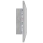 LED-Badspiegel Betongrau 80x8,5x37 cm Acryl LED-Badspiegel Betongrau 80x8,5x37 cm Acryl