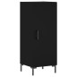 Highboard Schwarz 34,5x34x180 cm Holzwerkstoff Highboard Schwarz 34,5x34x180 cm Holzwerkstoff