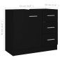Waschbeckenunterschrank Schwarz 63x30x54 cm Holzwerkstoff Waschbeckenunterschrank Schwarz 63x30x54 cm Holzwerkstoff