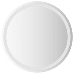vidaXL LED-Badspiegel 60 cm Rund