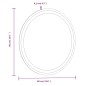vidaXL LED-Badspiegel 60 cm Rund vidaXL LED-Badspiegel 60 cm Rund