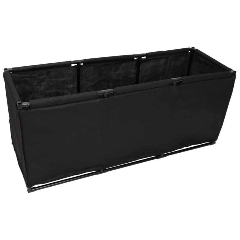 vidaXL Aufbewahrungsbox Schwarz 105x34,5x45 cm Stoff vidaXL Aufbewahrungsbox Schwarz 105x34,5x45 cm Stoff