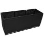 vidaXL Aufbewahrungsbox Schwarz 105x34,5x45 cm Stoff vidaXL Aufbewahrungsbox Schwarz 105x34,5x45 cm Stoff