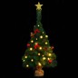Künstlicher Weihnachtsbaum mit Kugeln und LEDs Grün 64 cm Künstlicher Weihnachtsbaum mit Kugeln und LEDs Grün 64 cm