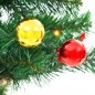 Künstlicher Weihnachtsbaum mit Kugeln und LEDs Grün 64 cm Künstlicher Weihnachtsbaum mit Kugeln und LEDs Grün 64 cm
