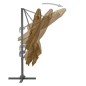 vidaXL Ampelschirm mit Aluminium-Mast Taupe 300 x 300 cm vidaXL Ampelschirm mit Aluminium-Mast Taupe 300 x 300 cm