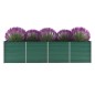 vidaXL Garten-Hochbeet Verzinkter Stahl 320x80x77 cm Grün vidaXL Garten-Hochbeet Verzinkter Stahl 320x80x77 cm Grün