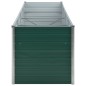 vidaXL Garten-Hochbeet Verzinkter Stahl 320x80x77 cm Grün vidaXL Garten-Hochbeet Verzinkter Stahl 320x80x77 cm Grün