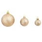 100-tlg. Weihnachtskugel-Set 3/4/6 cm Roségold 100-tlg. Weihnachtskugel-Set 3/4/6 cm Roségold