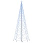 LED-Weihnachtsbaum mit Metallstange 1400 LEDs Blau 5 m LED-Weihnachtsbaum mit Metallstange 1400 LEDs Blau 5 m