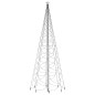 LED-Weihnachtsbaum mit Metallstange 1400 LEDs Blau 5 m LED-Weihnachtsbaum mit Metallstange 1400 LEDs Blau 5 m