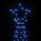 LED-Weihnachtsbaum mit Metallstange 1400 LEDs Blau 5 m LED-Weihnachtsbaum mit Metallstange 1400 LEDs Blau 5 m