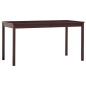 Esstisch Dunkelbraun 140 x 70 x 73 cm Kiefernholz Esstisch Dunkelbraun 140 x 70 x 73 cm Kiefernholz