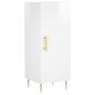 vidaXL Highboard Hochglanz-Weiß 34,5x34x180 cm Holzwerkstoff vidaXL Highboard Hochglanz-Weiß 34,5x34x180 cm Holzwerkstoff