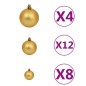 100-tlg. Weihnachtskugel-Set 3/4/6 cm Braun/Bronze/Golden 100-tlg. Weihnachtskugel-Set 3/4/6 cm Braun/Bronze/Golden