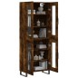 Highboard Räuchereiche 69,5x34x180 cm Holzwerkstoff Highboard Räuchereiche 69,5x34x180 cm Holzwerkstoff