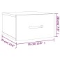 Wand-Nachttische 2 Stk. Hochglanz-Weiß 35x35x20 cm Wand-Nachttische 2 Stk. Hochglanz-Weiß 35x35x20 cm