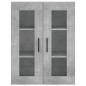 Highboard Betongrau 69,5x34x180 cm Holzwerkstoff Highboard Betongrau 69,5x34x180 cm Holzwerkstoff