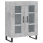 Highboard Betongrau 69,5x34x180 cm Holzwerkstoff Highboard Betongrau 69,5x34x180 cm Holzwerkstoff