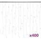 Lichtervorhang LED Eiszapfen 10 m 400 LED Warmweiß 8 Funktionen Lichtervorhang LED Eiszapfen 10 m 400 LED Warmweiß 8 Funktionen