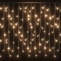 Lichtervorhang LED Eiszapfen 10 m 400 LED Warmweiß 8 Funktionen Lichtervorhang LED Eiszapfen 10 m 400 LED Warmweiß 8 Funktionen