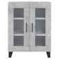Highboard Betongrau 69,5x34x180 cm Holzwerkstoff Highboard Betongrau 69,5x34x180 cm Holzwerkstoff