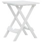 Gartentisch Klappbar 45,5 x 38,5 x 50 cm Weiß Gartentisch Klappbar 45,5 x 38,5 x 50 cm Weiß
