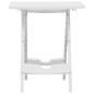 Gartentisch Klappbar 45,5 x 38,5 x 50 cm Weiß Gartentisch Klappbar 45,5 x 38,5 x 50 cm Weiß