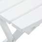 Gartentisch Klappbar 45,5 x 38,5 x 50 cm Weiß Gartentisch Klappbar 45,5 x 38,5 x 50 cm Weiß
