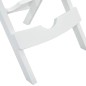 Gartentisch Klappbar 45,5 x 38,5 x 50 cm Weiß Gartentisch Klappbar 45,5 x 38,5 x 50 cm Weiß
