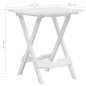 Gartentisch Klappbar 45,5 x 38,5 x 50 cm Weiß Gartentisch Klappbar 45,5 x 38,5 x 50 cm Weiß