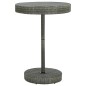 vidaXL Gartentisch Grau 75,5x106 cm Poly Rattan vidaXL Gartentisch Grau 75,5x106 cm Poly Rattan