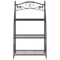 vidaXL Blumenregal Schwarz 56x30x96 cm Stahl vidaXL Blumenregal Schwarz 56x30x96 cm Stahl