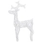 vidaXL Weihnachtsdeko Rentier 90 LEDs 60x16x100 cm Acryl vidaXL Weihnachtsdeko Rentier 90 LEDs 60x16x100 cm Acryl