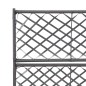 Hochbeet mit Rankgitter 2 Töpfe 58×30×107cm Poly Rattan Schwarz Hochbeet mit Rankgitter 2 Töpfe 58×30×107cm Poly Rattan Schwarz