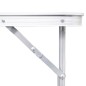 Campingtisch zusammenklappbar höhenverstellbar Aluminium 120 x 60 cm Campingtisch zusammenklappbar höhenverstellbar Aluminium 120 x 60 cm