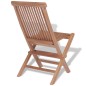 Klappbare Gartenstühle 4 Stk. Massivholz Teak Klappbare Gartenstühle 4 Stk. Massivholz Teak