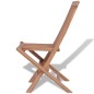 Klappbare Gartenstühle 4 Stk. Massivholz Teak Klappbare Gartenstühle 4 Stk. Massivholz Teak