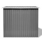 Gartenschuppen Grau Metall 257 x 205 x 178 cm Gartenschuppen Grau Metall 257 x 205 x 178 cm