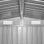 Gartenschuppen Grau Metall 257 x 205 x 178 cm Gartenschuppen Grau Metall 257 x 205 x 178 cm