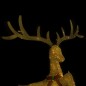 LED-Rentier Fliegend Weihnachtsdeko 120 LEDs Gold Warmweiß LED-Rentier Fliegend Weihnachtsdeko 120 LEDs Gold Warmweiß