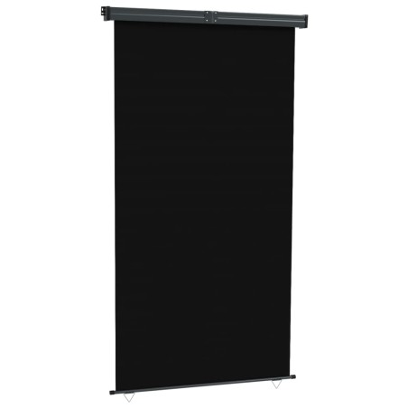vidaXL Balkon-Seitenmarkise 175x250 cm Schwarz
