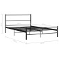 vidaXL Bettgestell Schwarz Metall 120x200 cm vidaXL Bettgestell Schwarz Metall 120x200 cm
